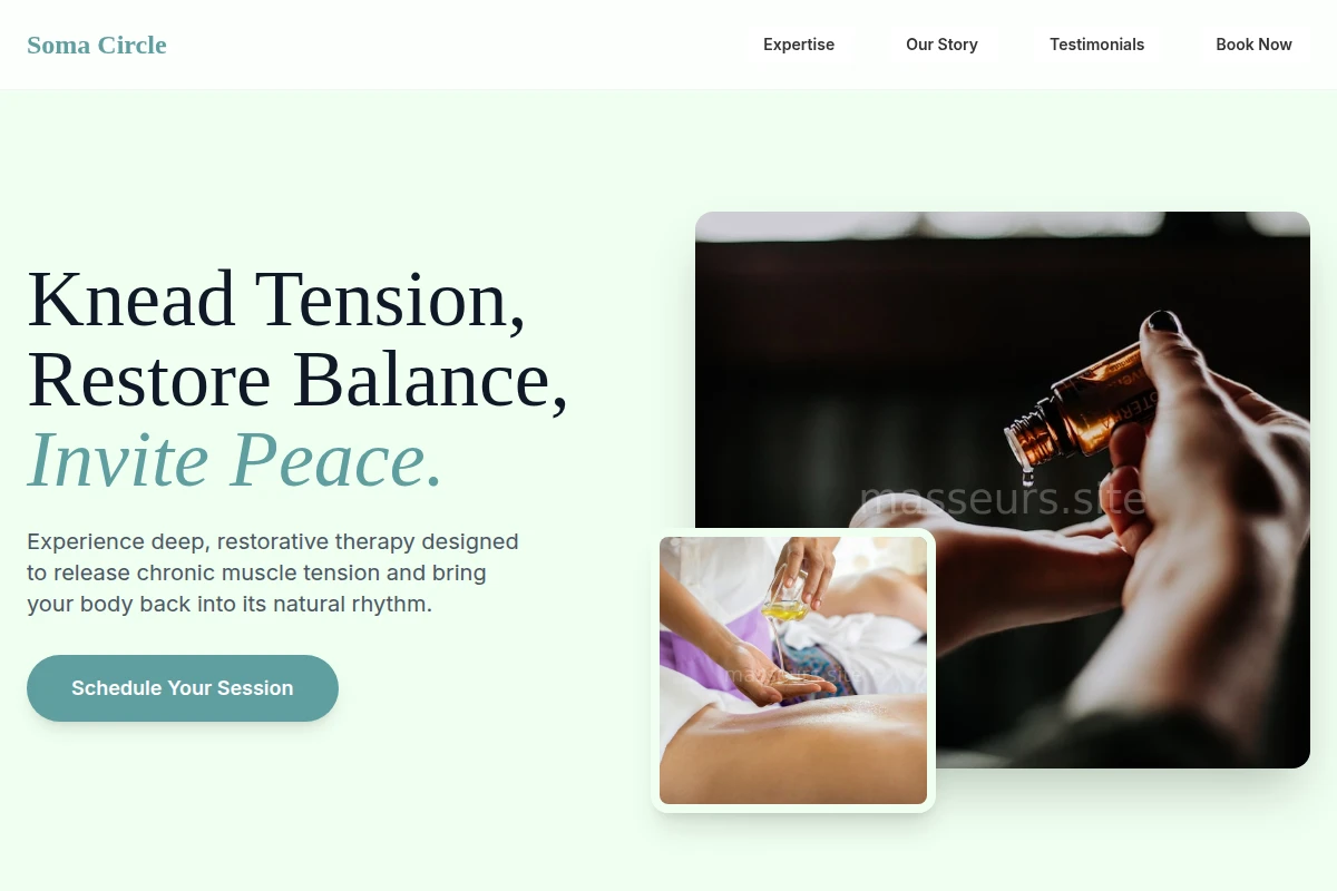 Deep Tissue Massage Parlor Studio