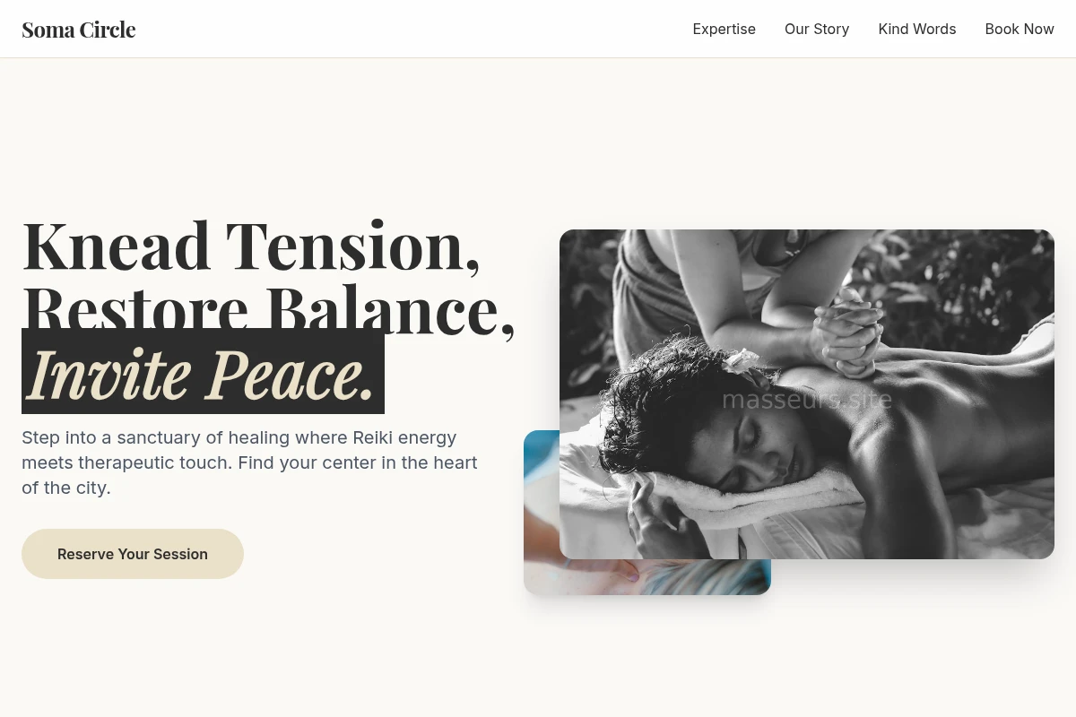 Reiki Massage Parlor Studio
